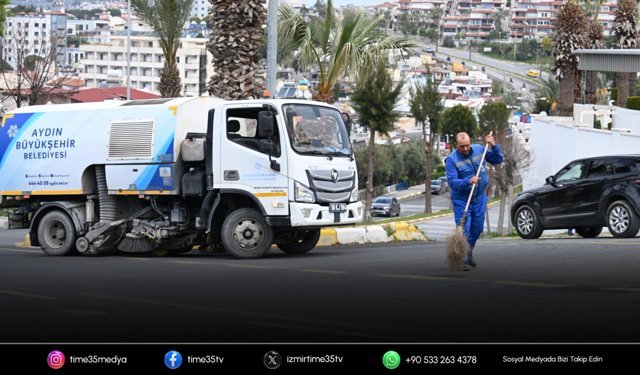 Aydın Büyükşehir Belediyesi çevre düzenlemesi yapıyor