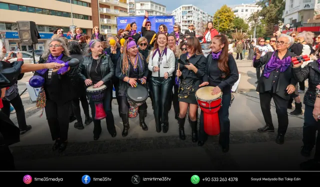 Konak’ta kadınların günü coşkuyla kutlandı