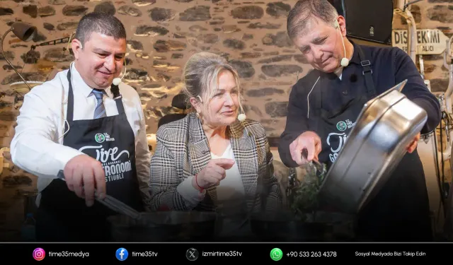 Başkan Tugay Tire Gastronomi Festivali’nde mutfağa girdi