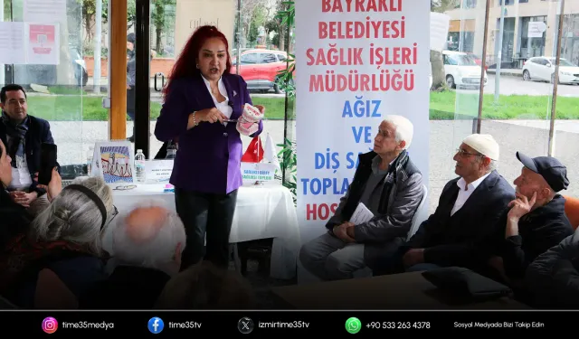 Bayraklı'da ileri yaş grubuna ağız ve diş sağlığı eğitimi