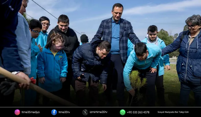 Bornova'nın en özel fidanları toprakla buluştu