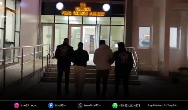 Bornova'da sahte polis kimliğiyle gasp yapanlar yakalandı