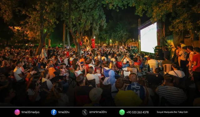 Bucalılar milli maçı dev ekranda izleyecek