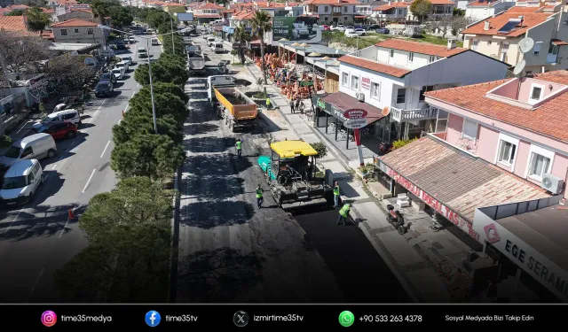 İzmir Büyükşehir’den Çeşme’ye yol yatırımı