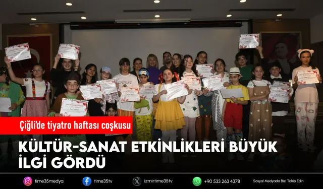 Çiğli’de Dünya Tiyatrolar Günü coşkuyla kutlandı