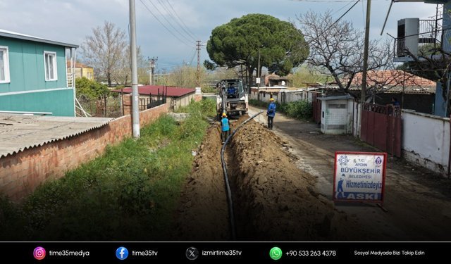 Aydın'da altyapı yatırımları hız kesmeden devam ediyor