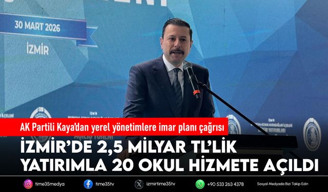 AK Partili Kaya’dan yerel yönetimlere imar planı çağrısı