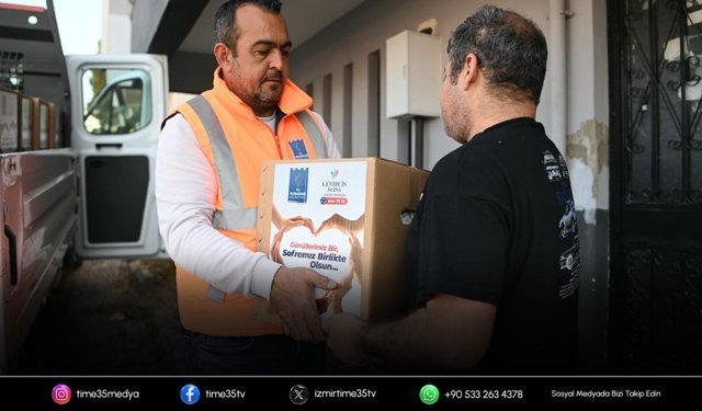Kuşadası Belediyesi ailelere gıda desteğini sürdürüyor