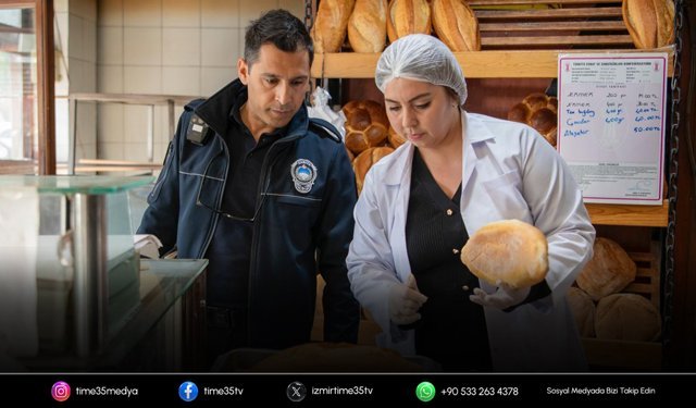 Kuşadası Belediyesi fırın denetimlerini aralıksız sürdürüyor