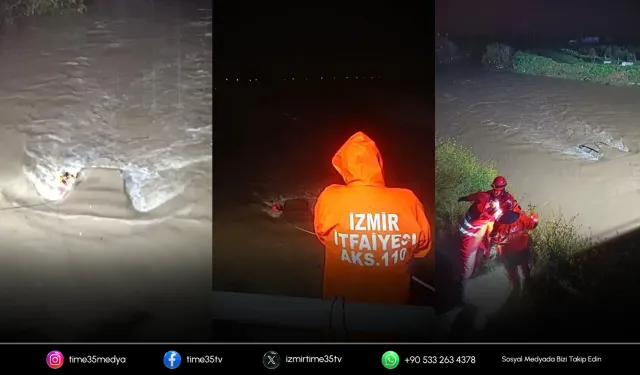 Dere yatağında nefes kesen kurtarma