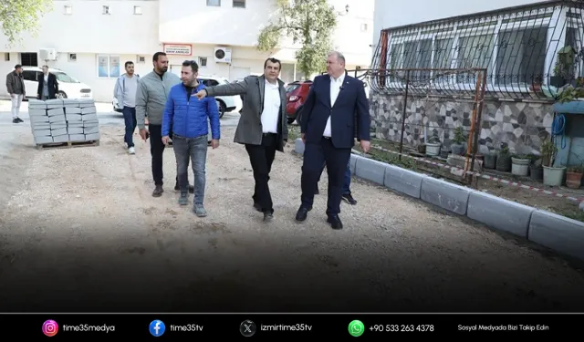 Başkan Çiçek sahada: Çalışmaları yerinde denetledi