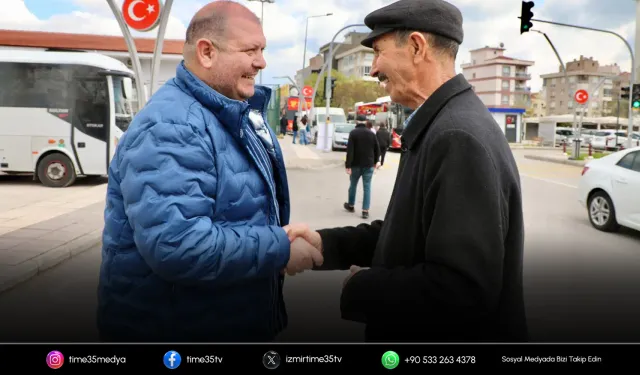 Başkan İlkay Çiçek'ten pazar mesaisi