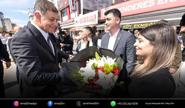 Başkan Tugay'dan Menderes'e teşekkür turu