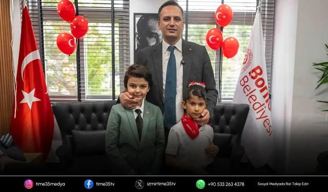 Bornova’da başkanlık koltuğu çocuklara emanet