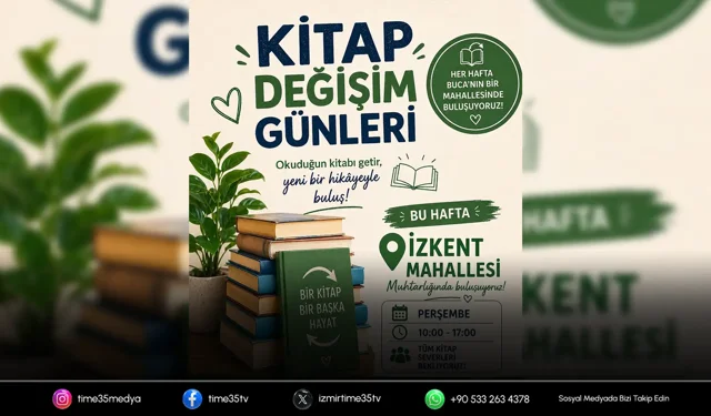 Buca’da “Kitap Değişim Günleri” başlıyor