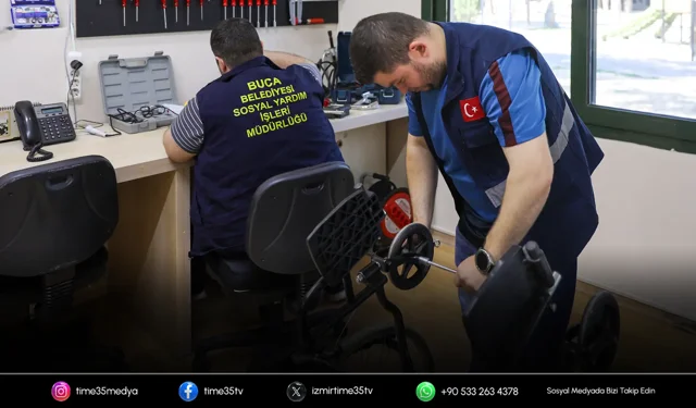 Buca’da engelsiz ulaşım hizmeti yenilendi