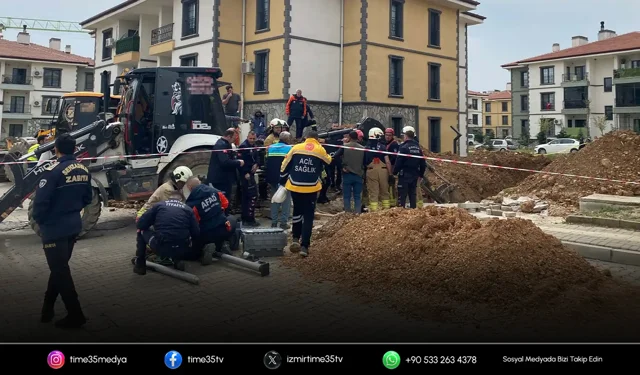 Göçük faciası: Bir işçi enkaz altında