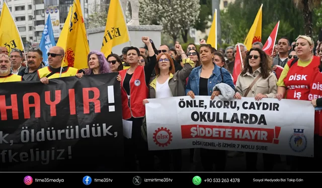 Okul saldırılarına Bornova’dan güçlü tepki