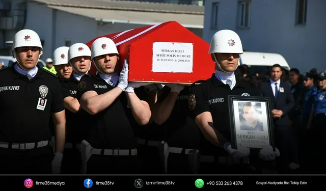 Şehit polis son yolculuğuna uğurlandı