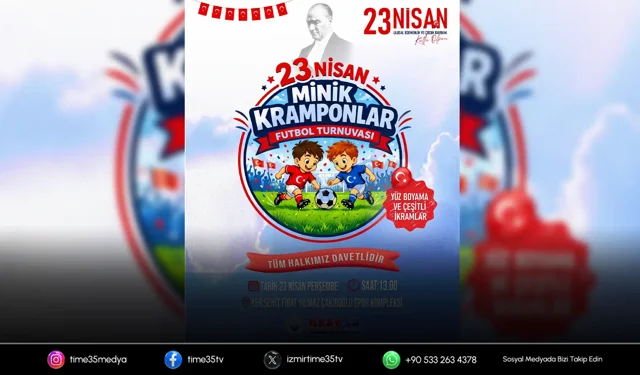 Menderes’te 23 Nisan’a özel futbol turnuvası