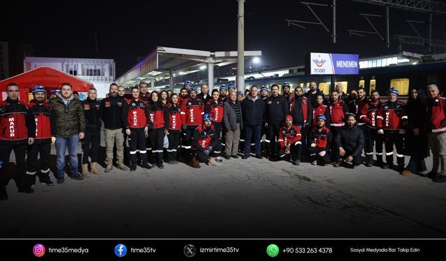 Menemen afetlere hazırlanıyor ekip ve gönüllü sayısı arttı