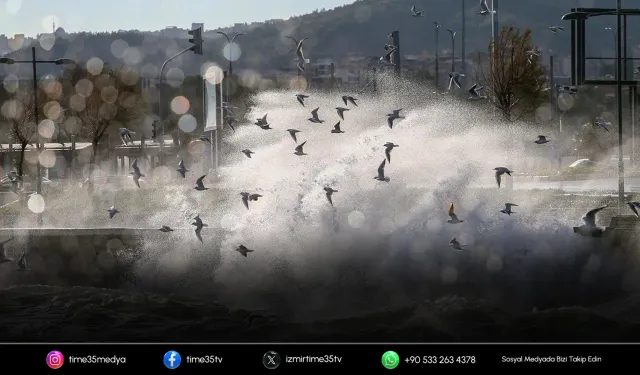 Meteoroloji'den İzmir için kuvvetli fırtına uyarısı