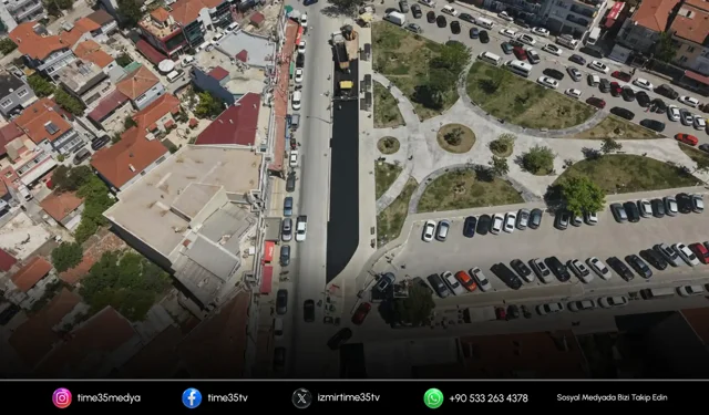 Urla’da yol ve altyapı çalışmaları devam ediyor