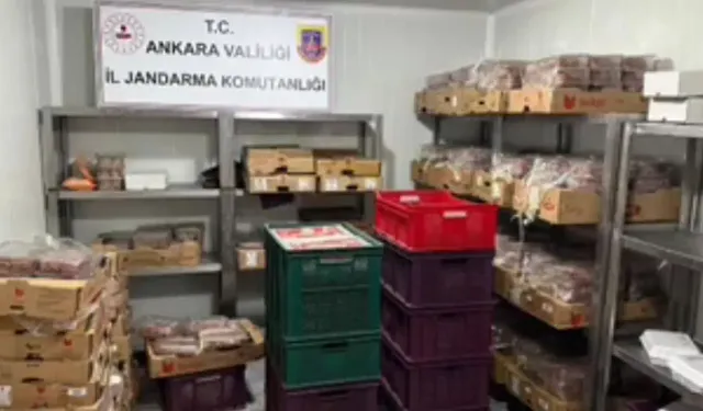 Hijyenik olmayan 40 ton et ele geçirildi