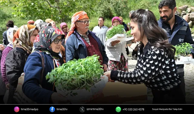 Bornova’da üreticiye 150 bin fide desteği