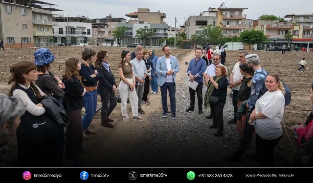 Avrupa’dan Bornova’ya kent bostanı incelemesi
