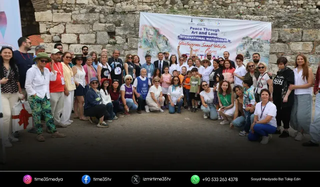 Suluboya sanatının kalbi Seferihisar’da attı