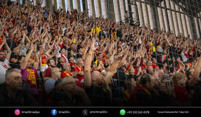 Göztepe tribünde zirvede yer aldı
