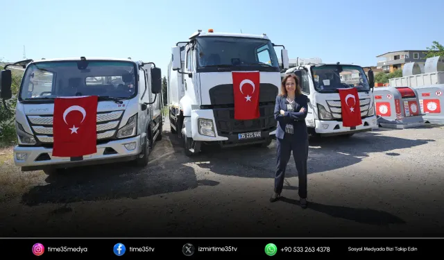 Karşıyaka’nın temizlik filosu üç yeni kamyonla güçlendi