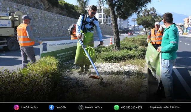 Kuşadası’nda bayram öncesi çevre düzenlemesi