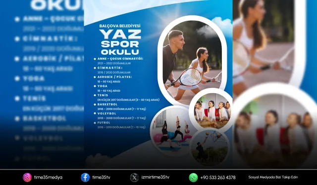 Balçova'da yaz spor okulları için kayıtlar başlıyor