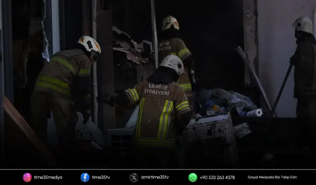 Bornova’da yangına anında müdahale