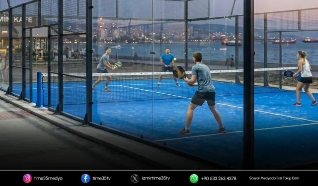 Bostanlı Sahili’ne yeni padel kortları geliyor
