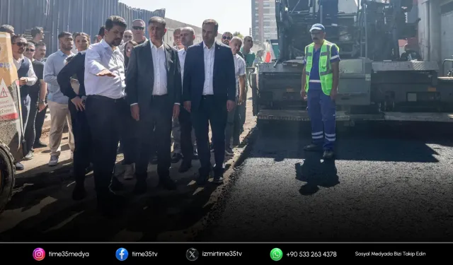Çamdibi'nde asfalt seferberliği başladı