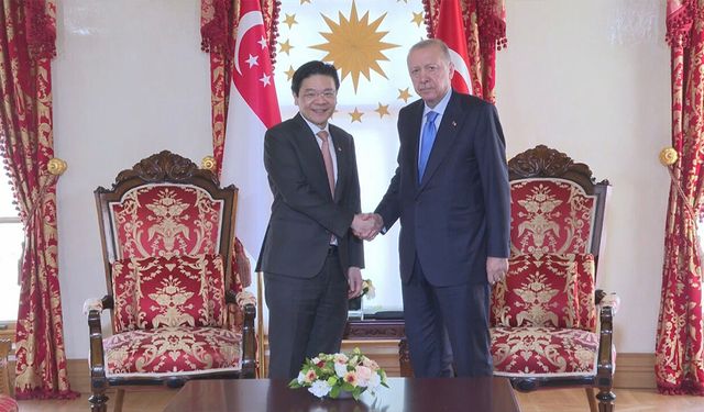 Erdoğan, Singapur Başbakanı Wong'u kabul etti