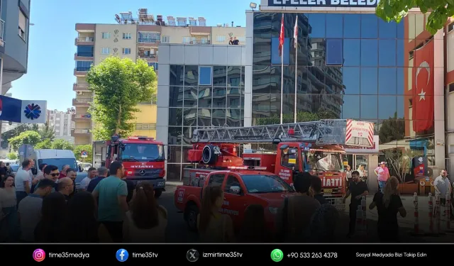 Efeler Belediyesi’nde yangın paniği: Tatbikat hayat kurtardı