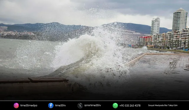 İzmir için fırtına uyarısı