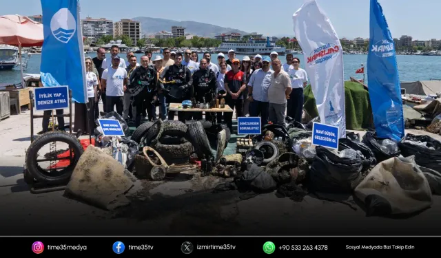 İzmir Körfezi’nden çıkan atıklar pes dedirtti