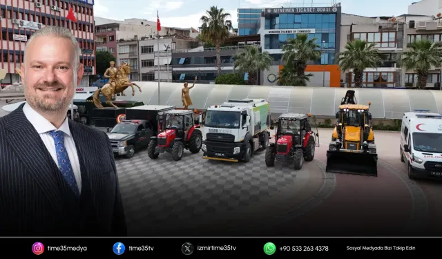 Aydın Pehlivan'dan Menemen'e dev araç takviyesi