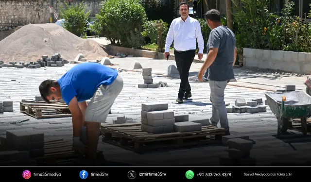 Bornova'nın tarihi merkezi baştan sona yenileniyor
