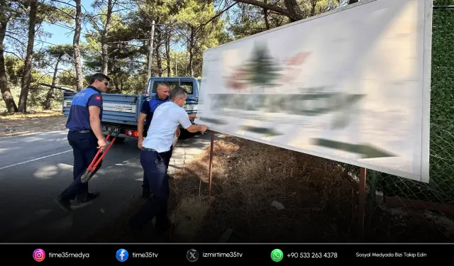 Bornova Belediyesi'nden görsel kirliliğe müdahale