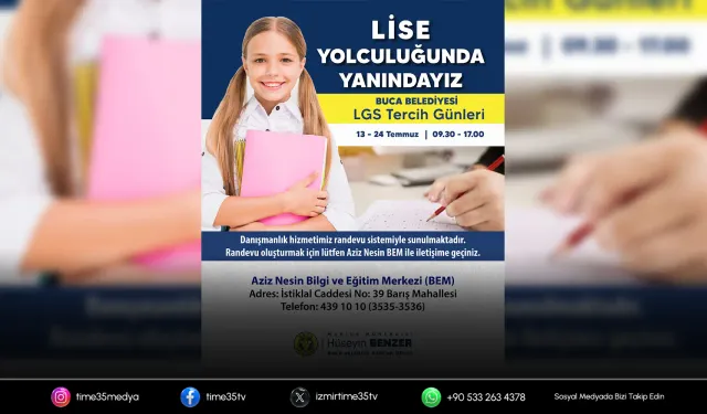 Buca Belediyesi’nden lise adaylarına büyük destek