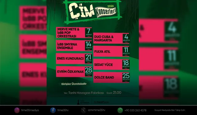 Çim Konserleri yaza renk katacak