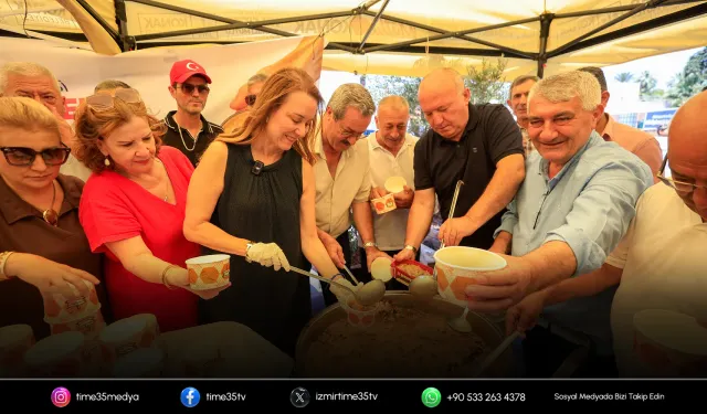 Başkan Mutlu’dan Konaklı komşularına aşure ikramı