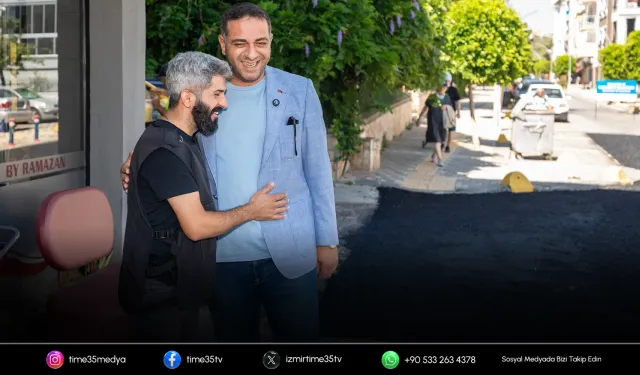 Narlıdere Belediyesi’nden asfalt seferberliği