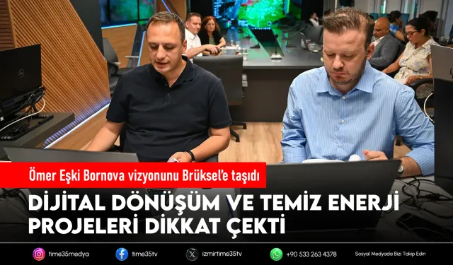 Başkan Eşki Avrupa kentlerine Bornova vizyonu anlattı